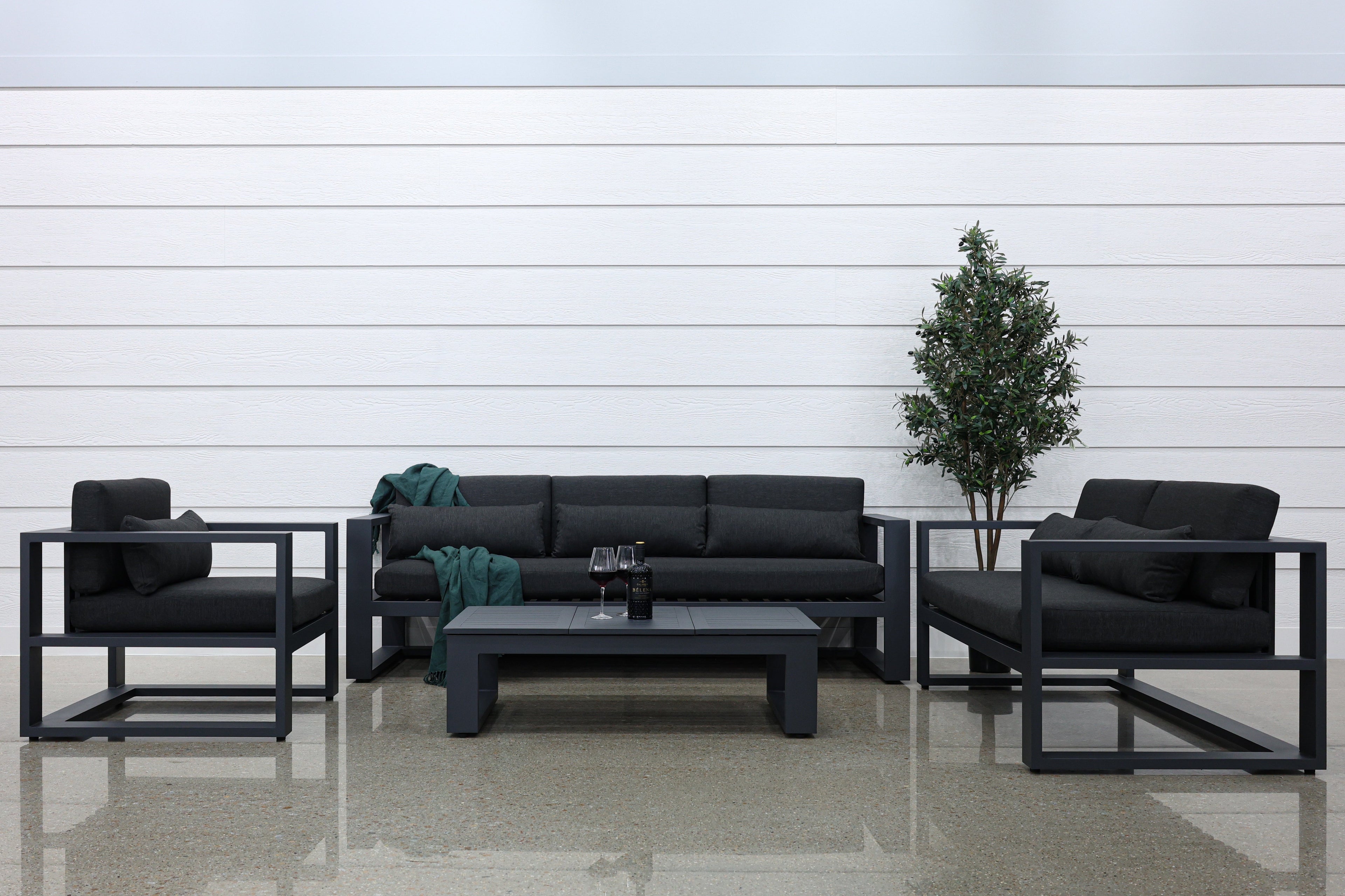 Mildura Outdoor Coffee Table - Charcoal