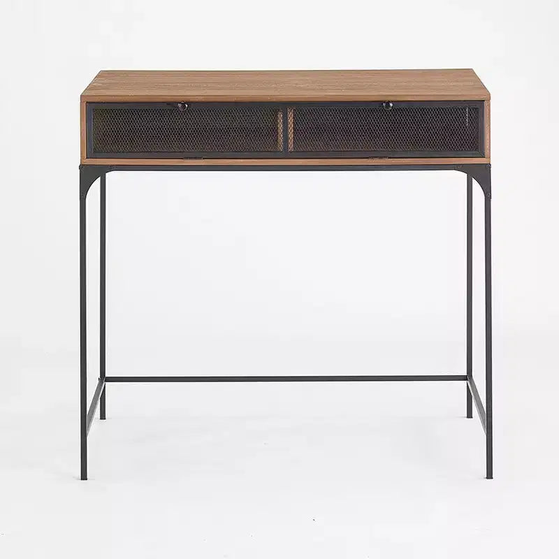 Bureau de style industriel-fermier avec niche de rangement