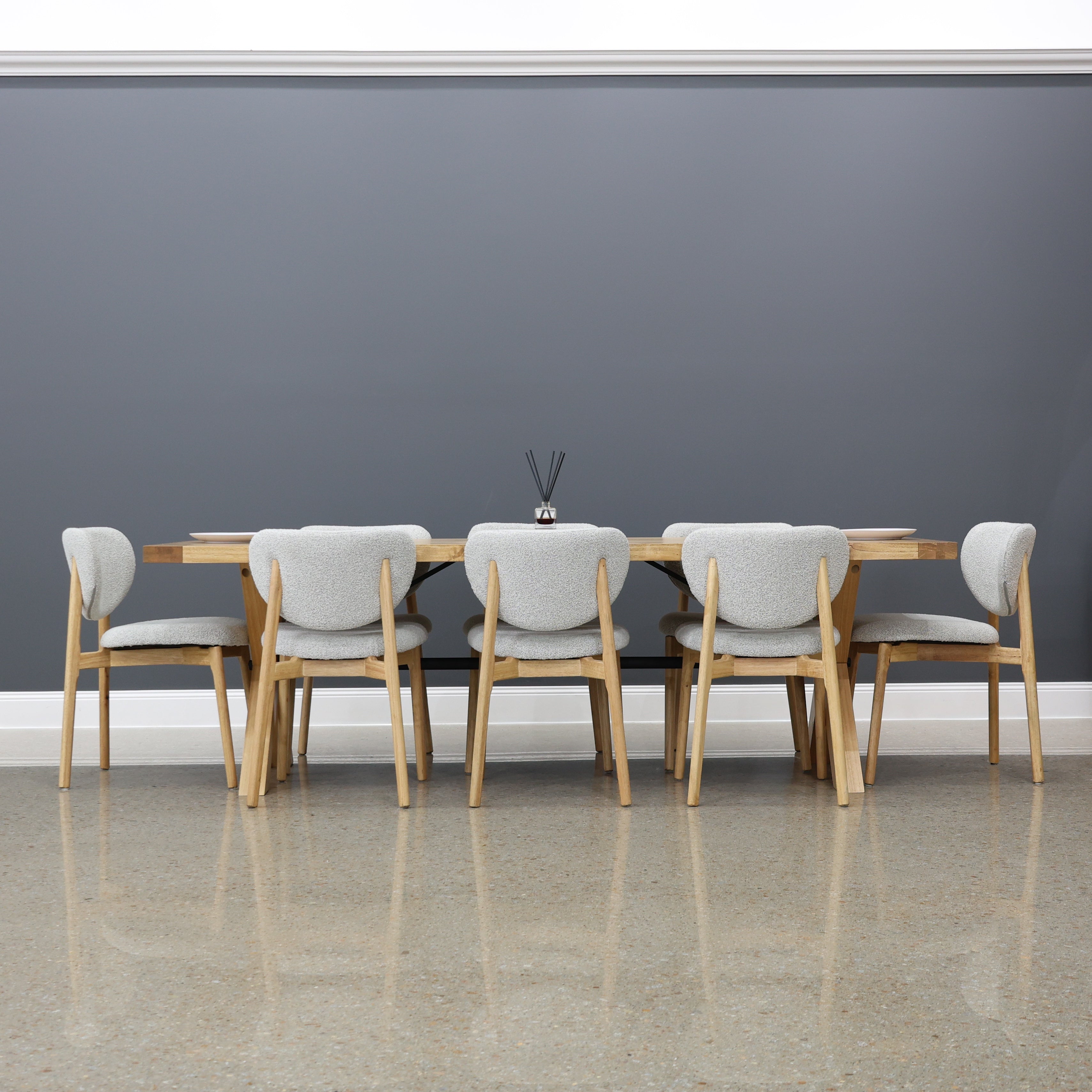 Albany Dining Chair - Natural Fabric