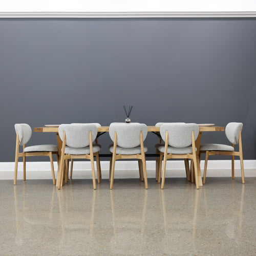 Albany Dining Chair - Natural Fabric