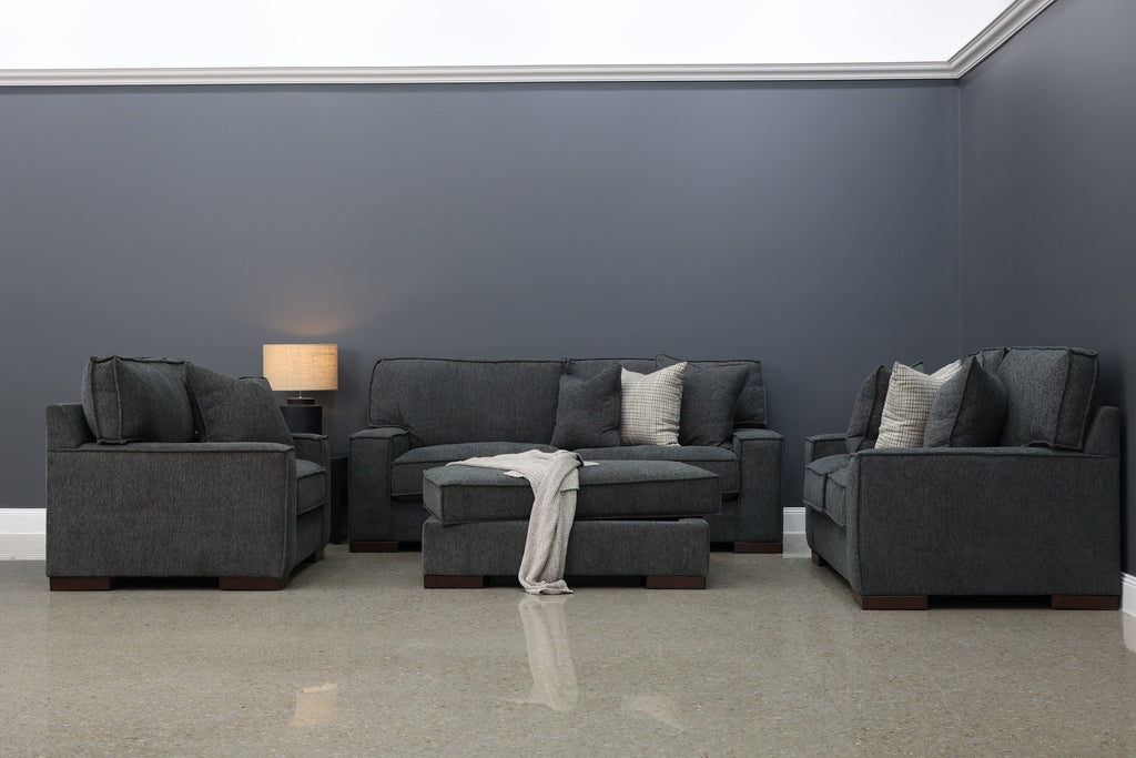 Gembrook Ottoman w/ Storage - Dark Grey