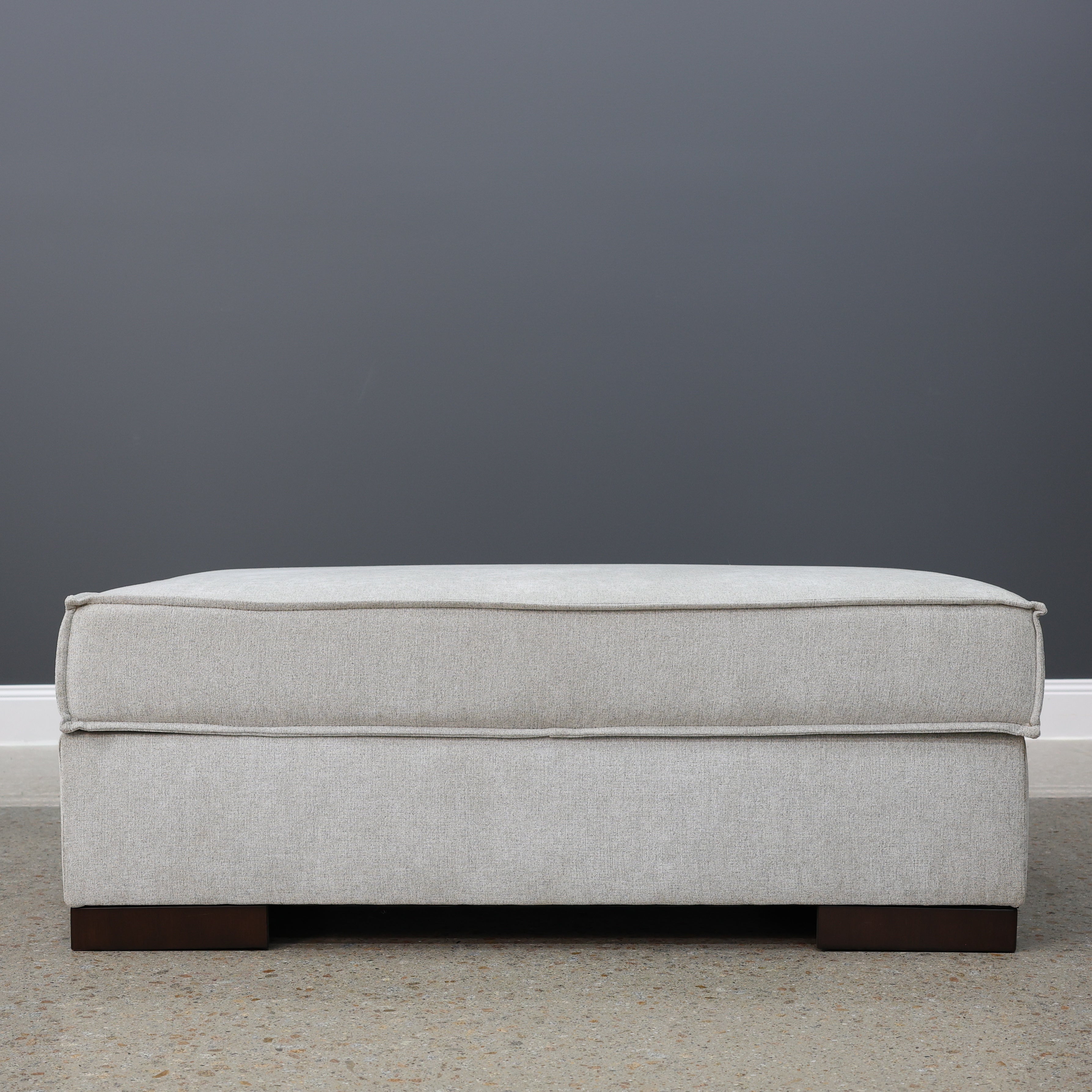 Gembrook Ottoman w/ Storage - Light Grey