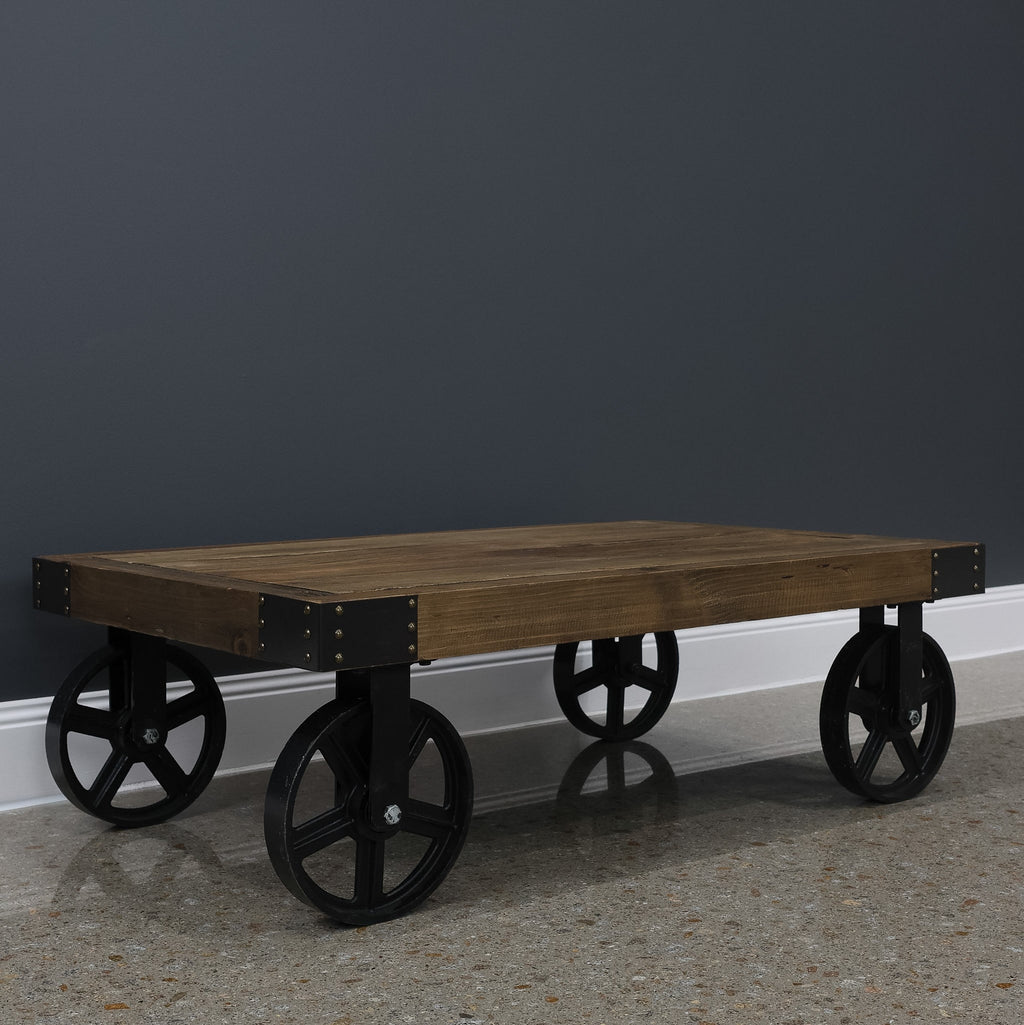 Hagrid Coffee Table w/ 4 Wheels