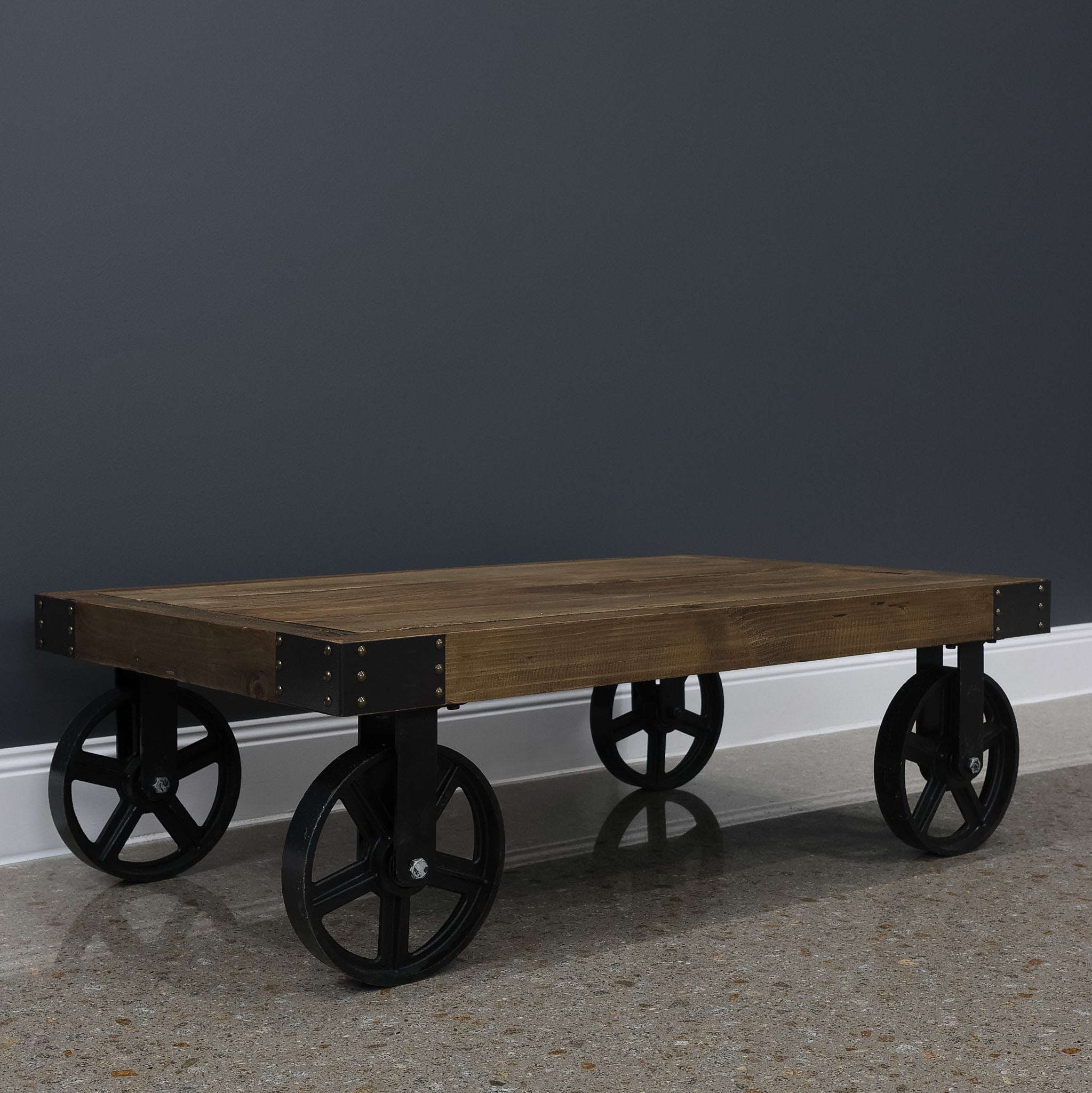 Hagrid Coffee Table w/ 4 Wheels