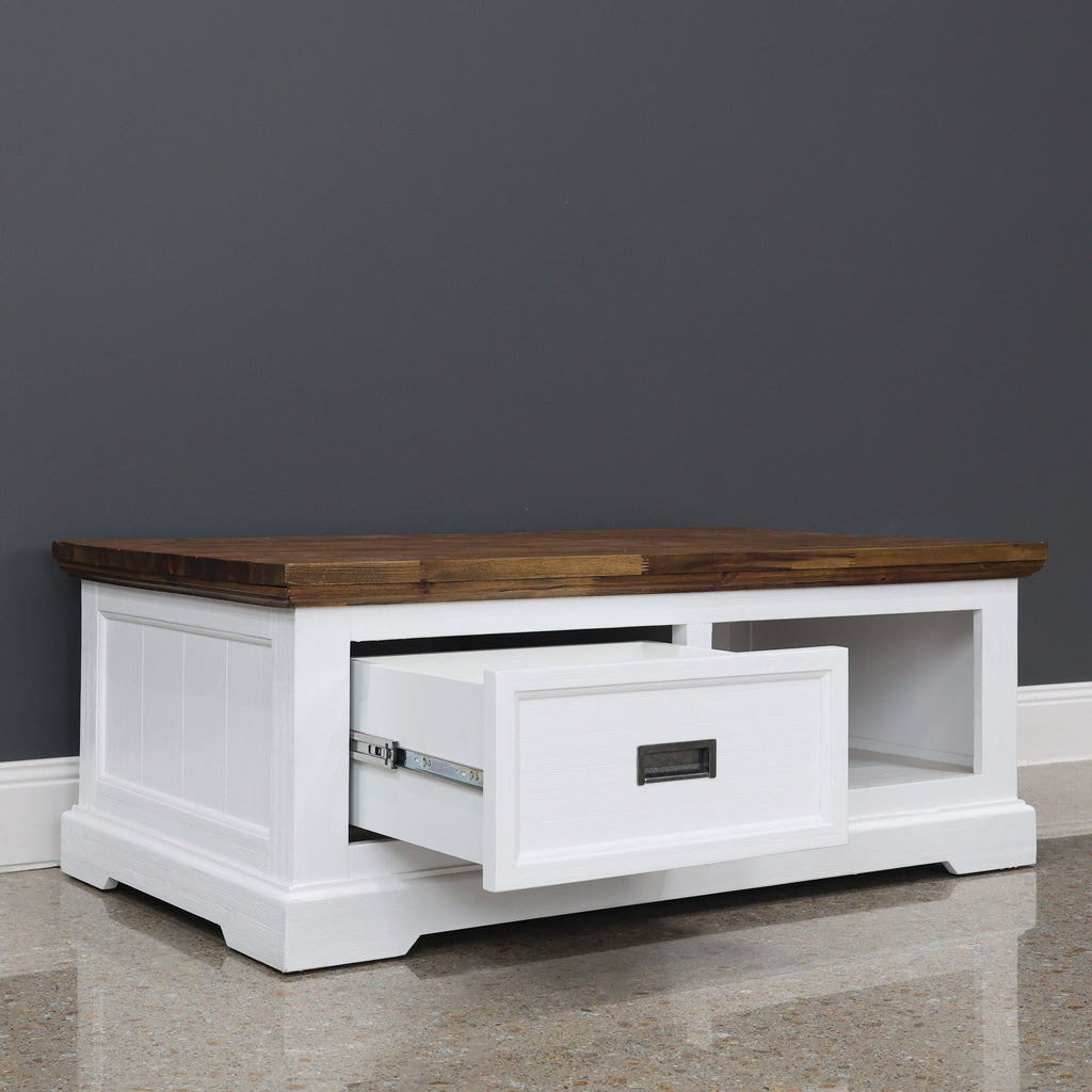 Provedore Two Tone Coffee Table w/ 1 Drawer