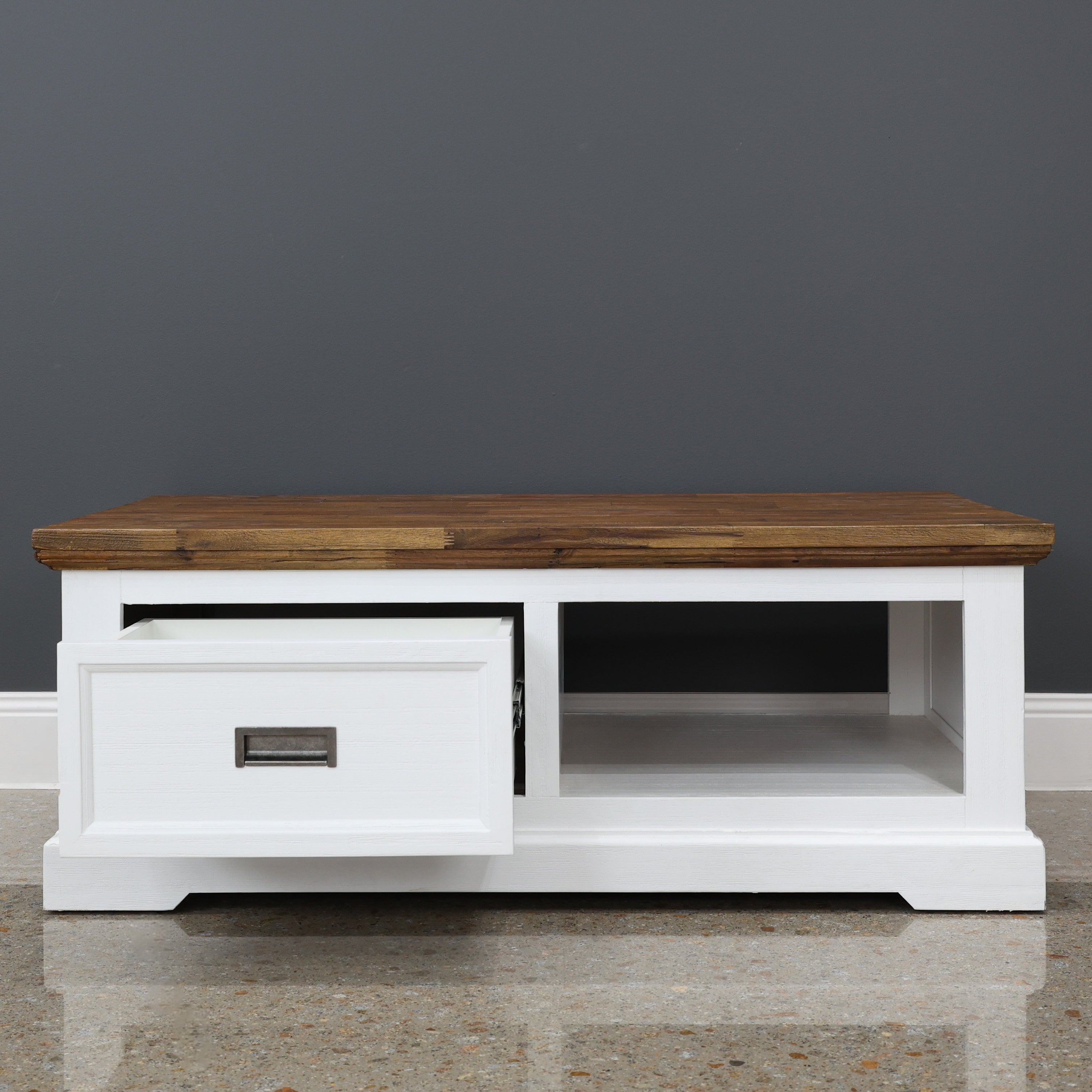 Provedore Two Tone Coffee Table w/ 1 Drawer