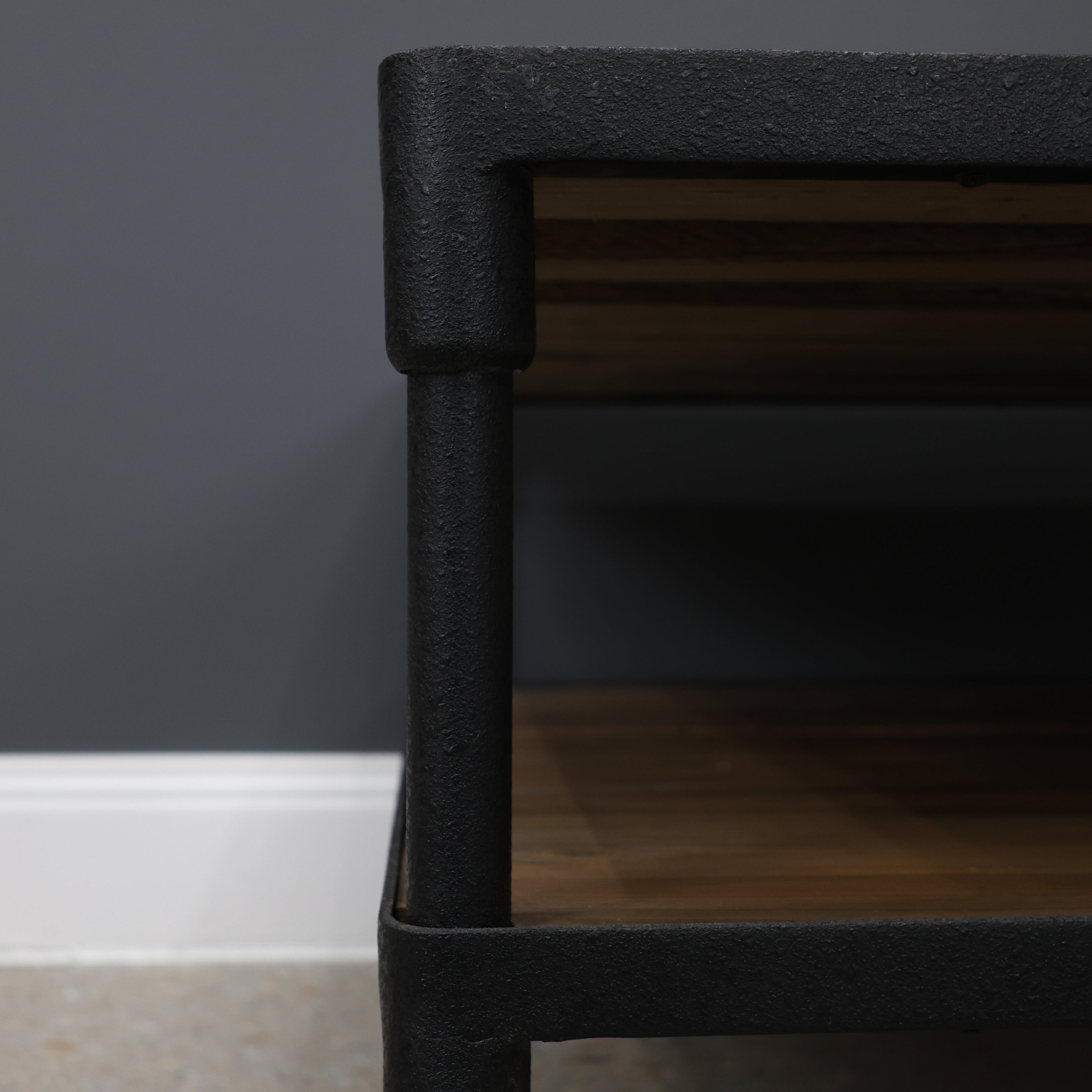 Elliot Square Coffee Table on Wheels