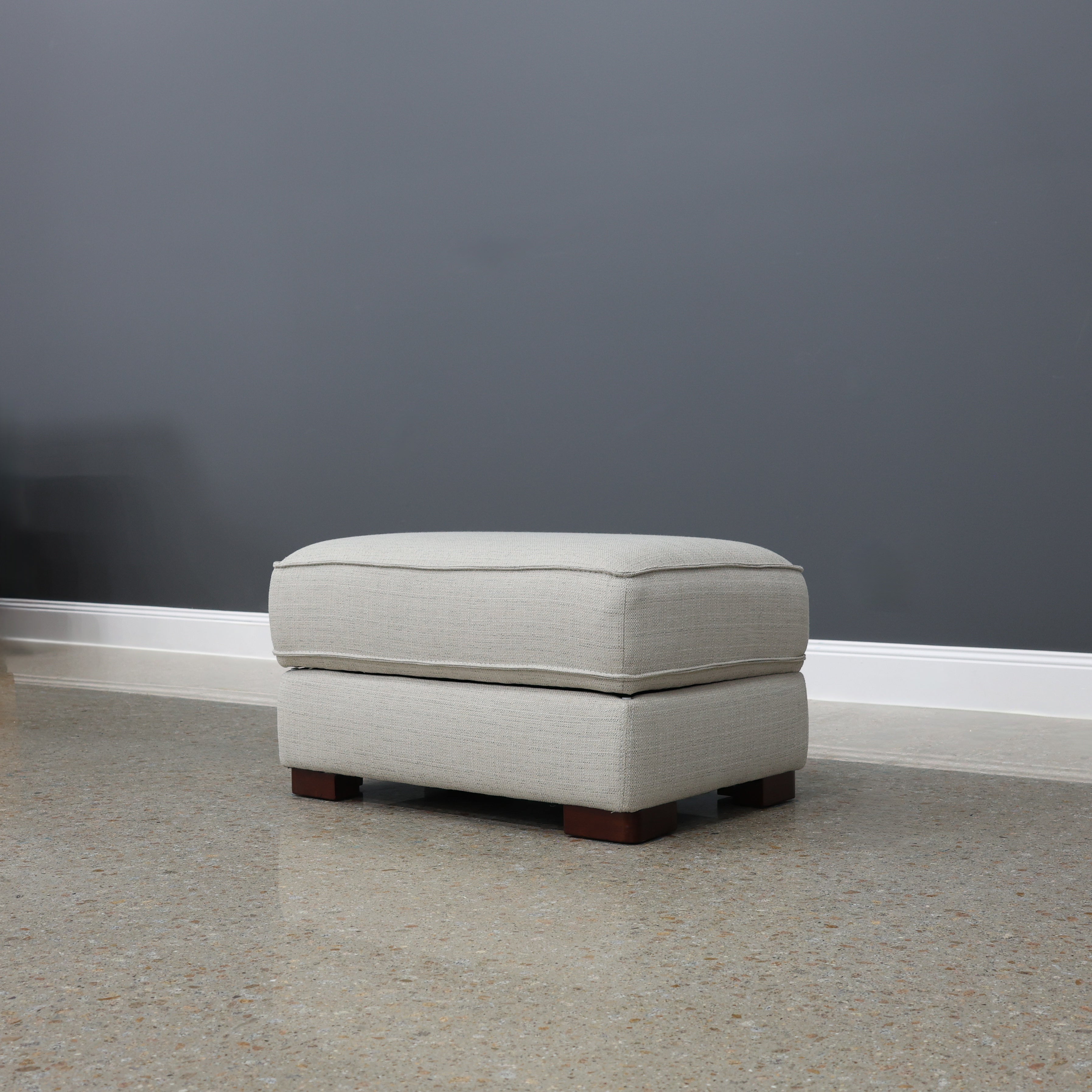 Rostrevor Ottoman With Storage - Natural