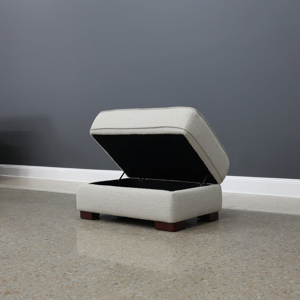 Rostrevor Ottoman With Storage - Natural