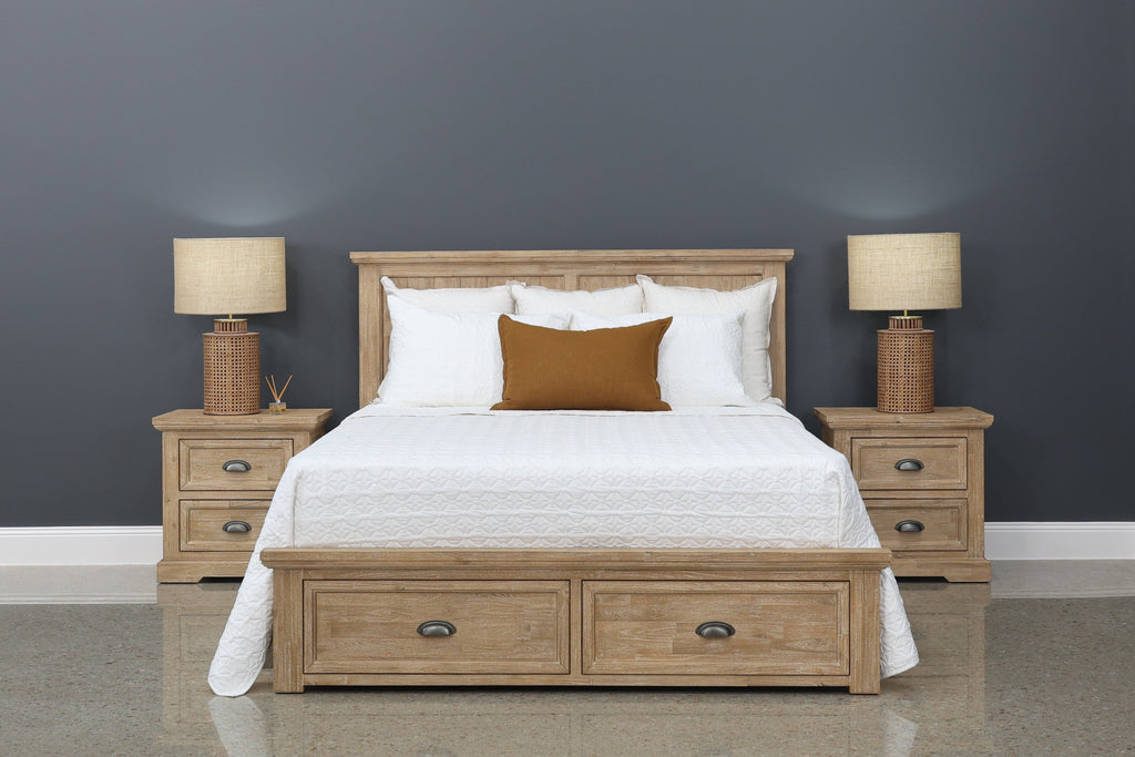 Provedore Natural Bedside Table