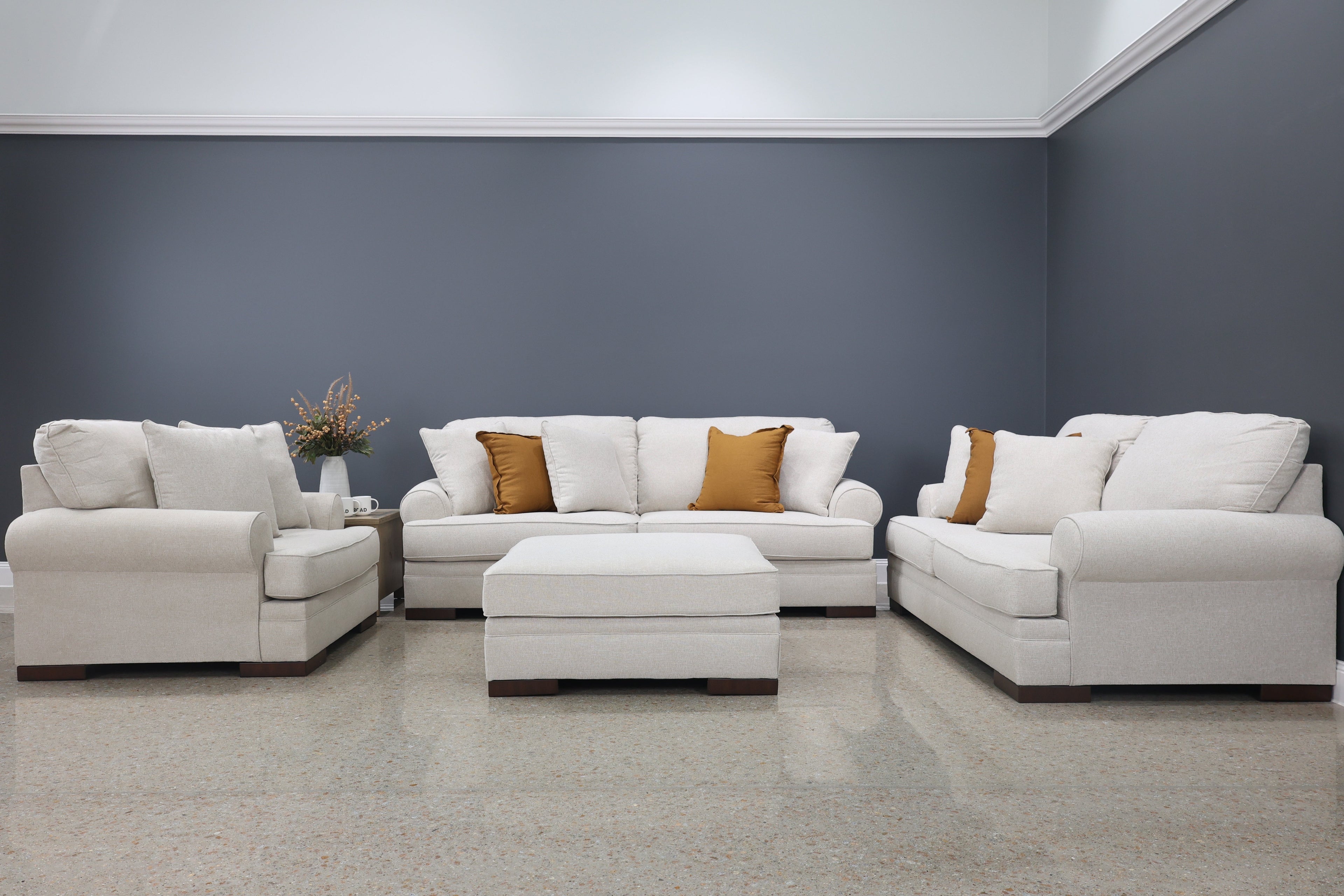 Kensington Ottoman - Beige