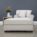 Kensington Ottoman - Beige