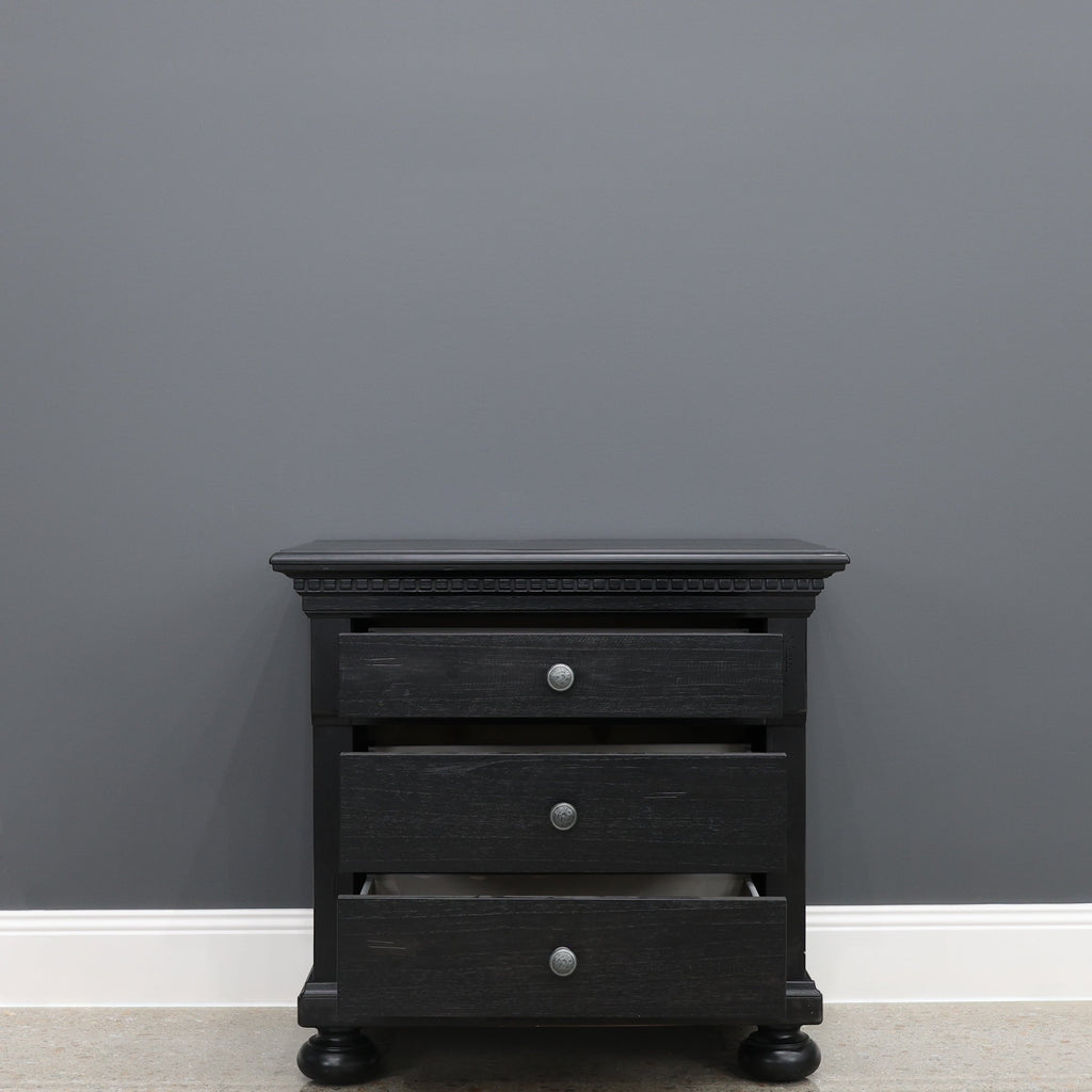 Adelaide Bedside Table - Black