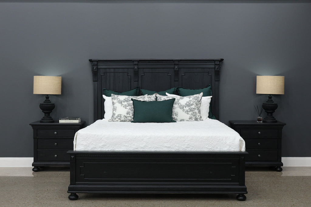 Adelaide Bedside Table - Black
