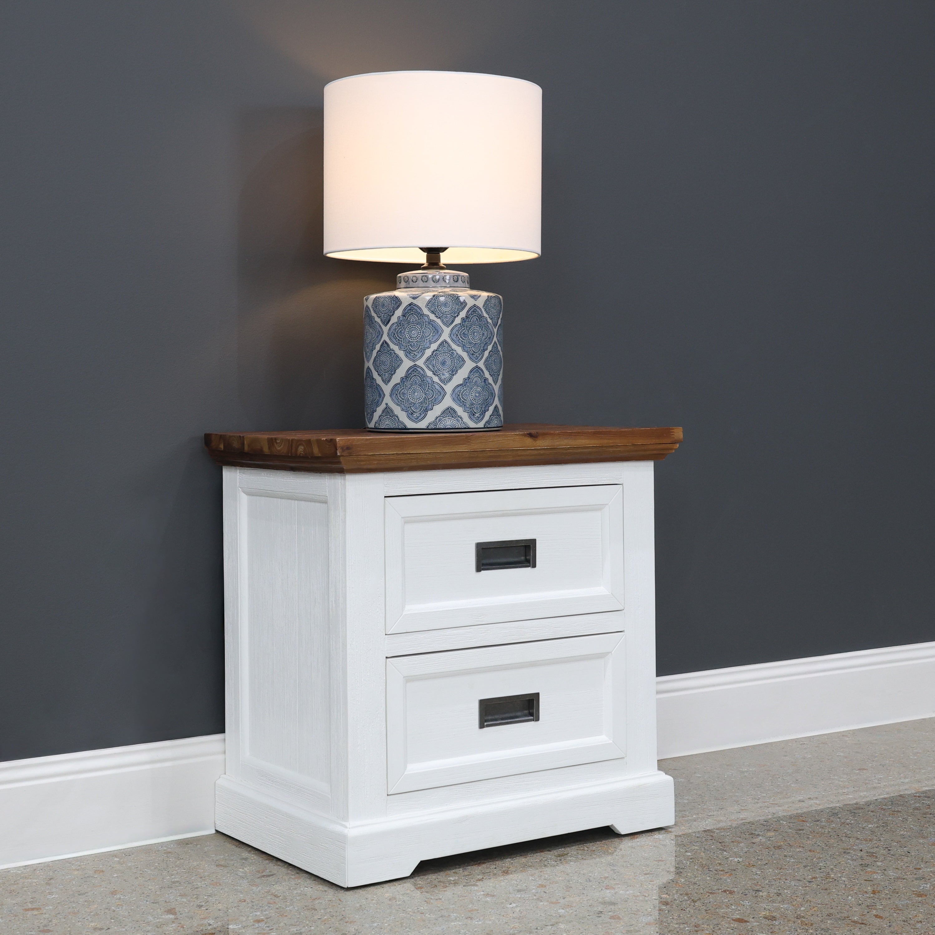 Provedore Two Tone Bedside Table