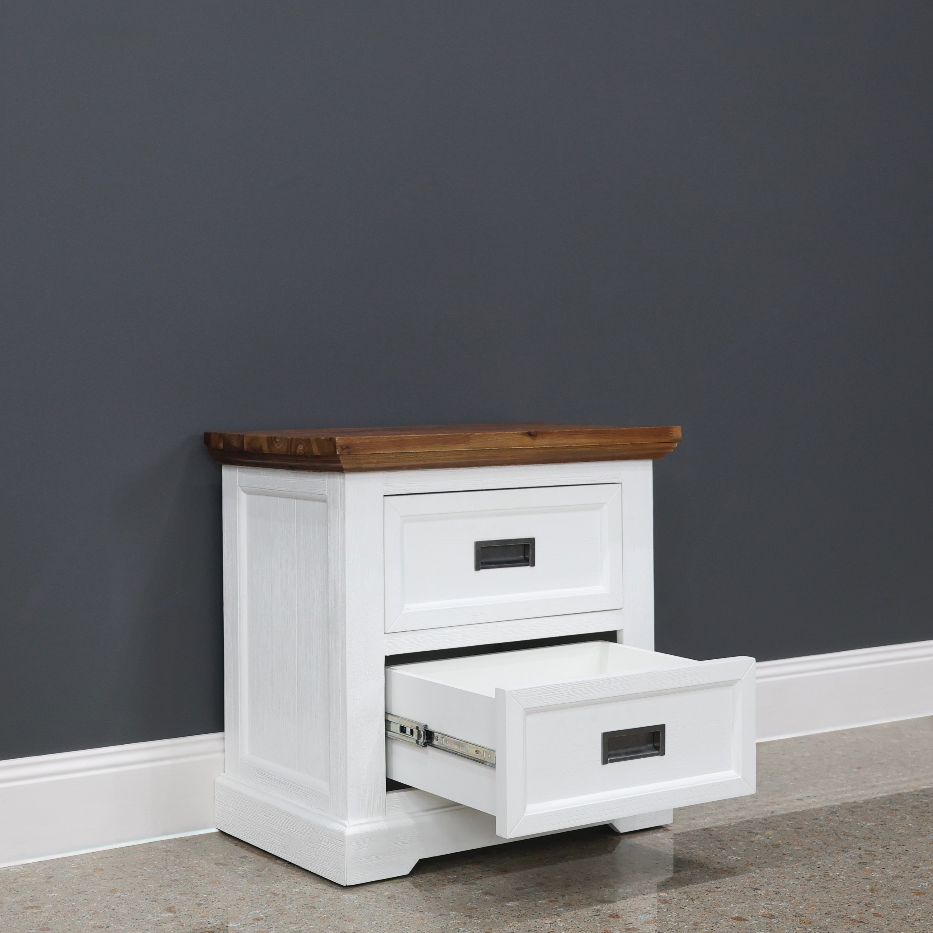 Provedore Two Tone Bedside Table