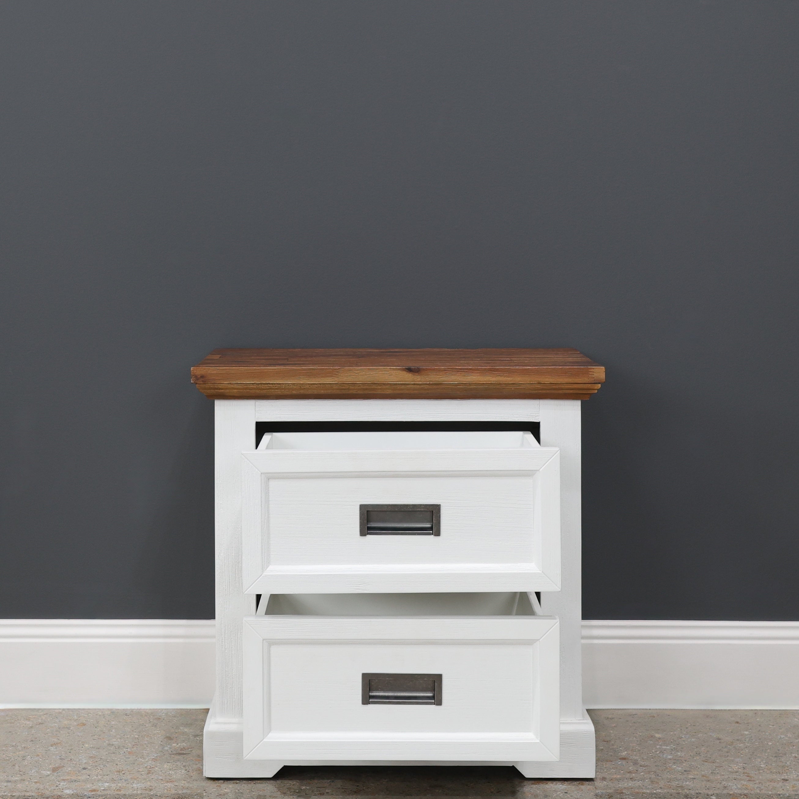 Provedore Two Tone Bedside Table