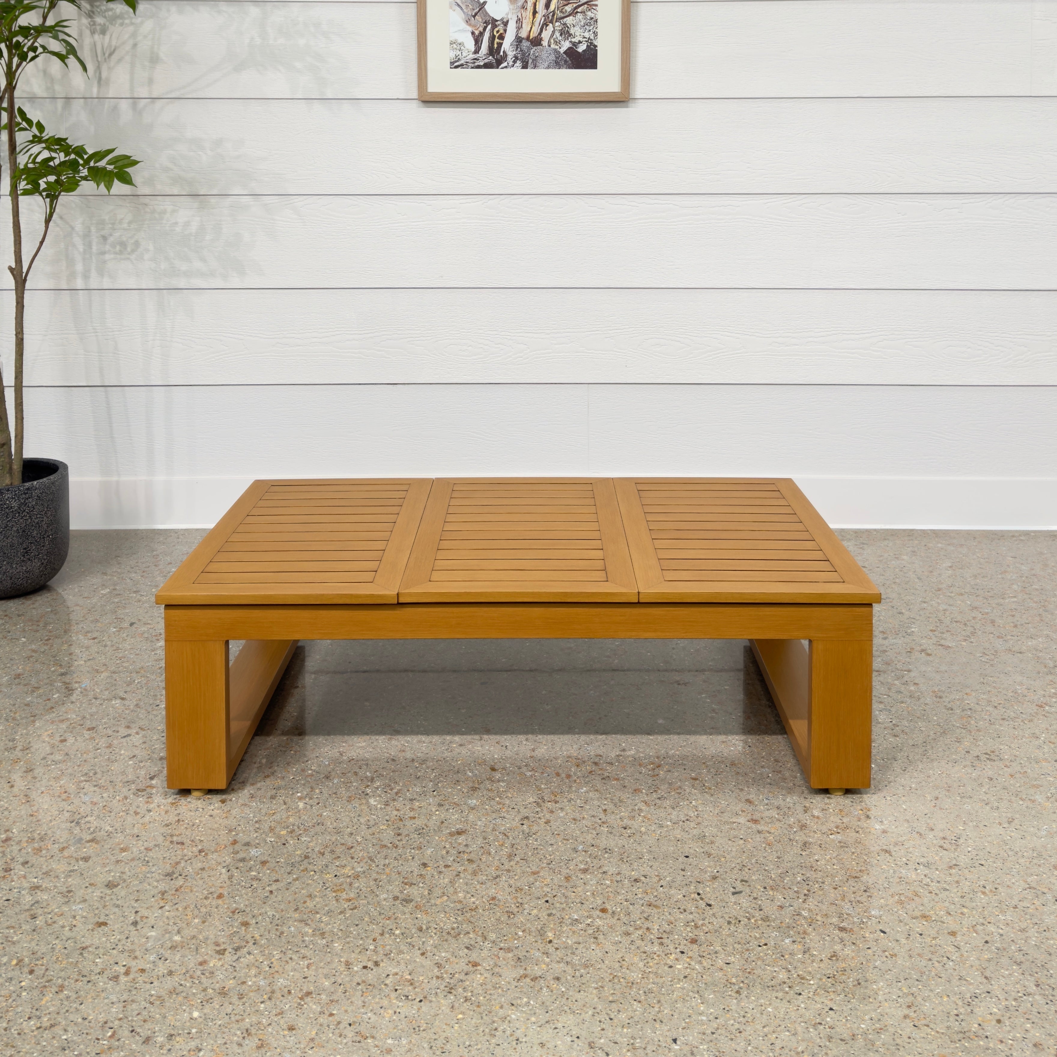 Mildura Outdoor Coffee Table - Teak Look