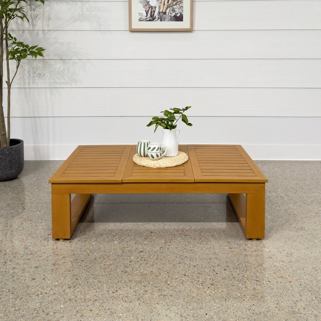 Mildura Outdoor Coffee Table - Teak Look