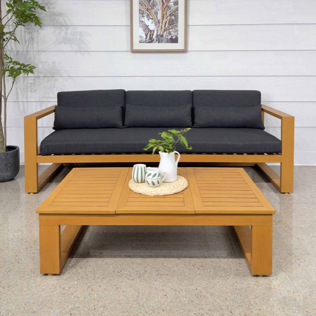 Mildura Outdoor Coffee Table - Teak Look
