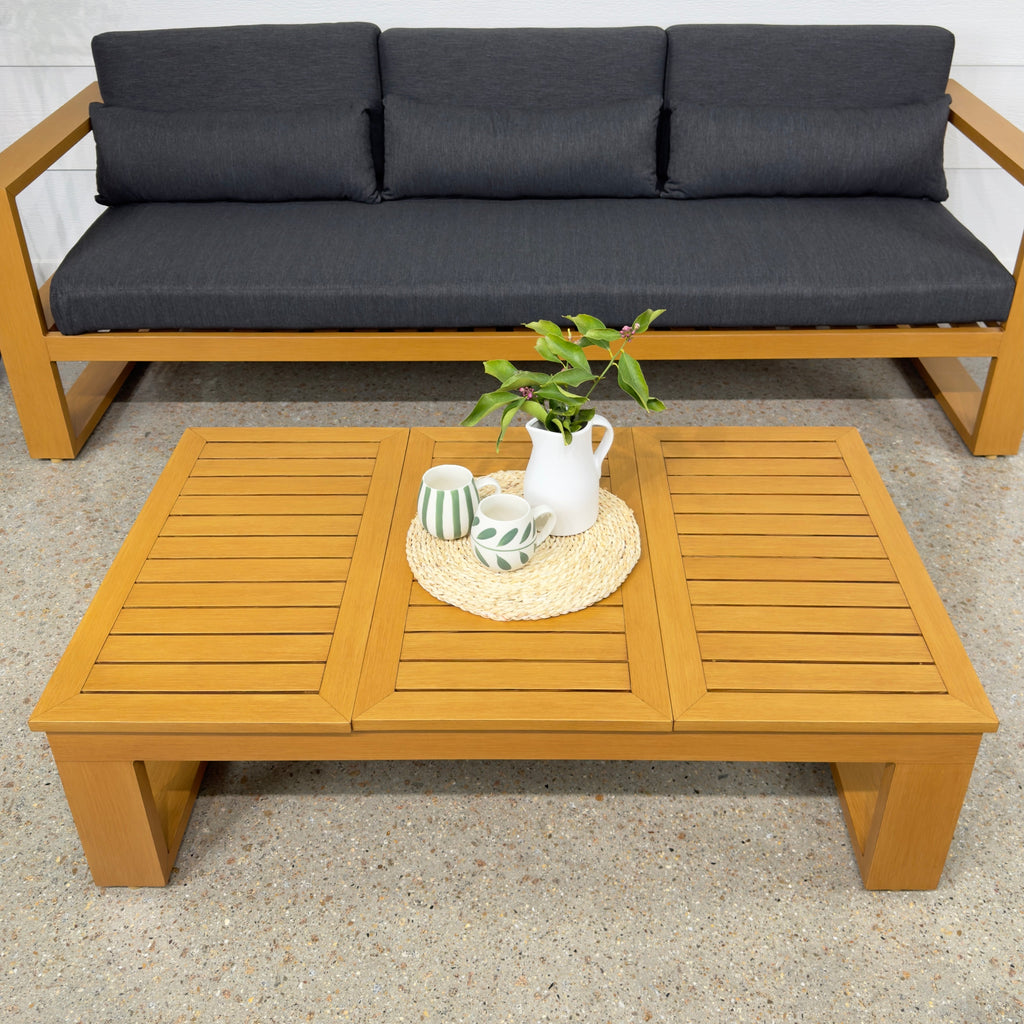 Mildura Outdoor Coffee Table - Teak Look