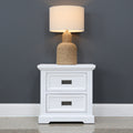Provedore All White Bedside Table
