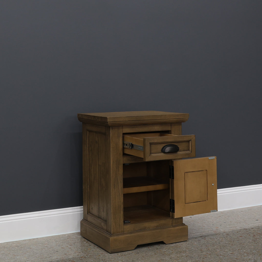 Macedon Bedside Table 1 Door 1 Drawer