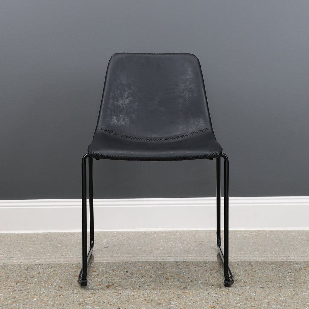 Amy Stackable Dining Chair - Black