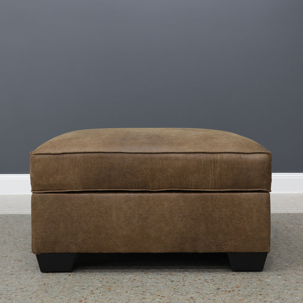 Norwood Ottoman w/ Storage - Tan Leather Air