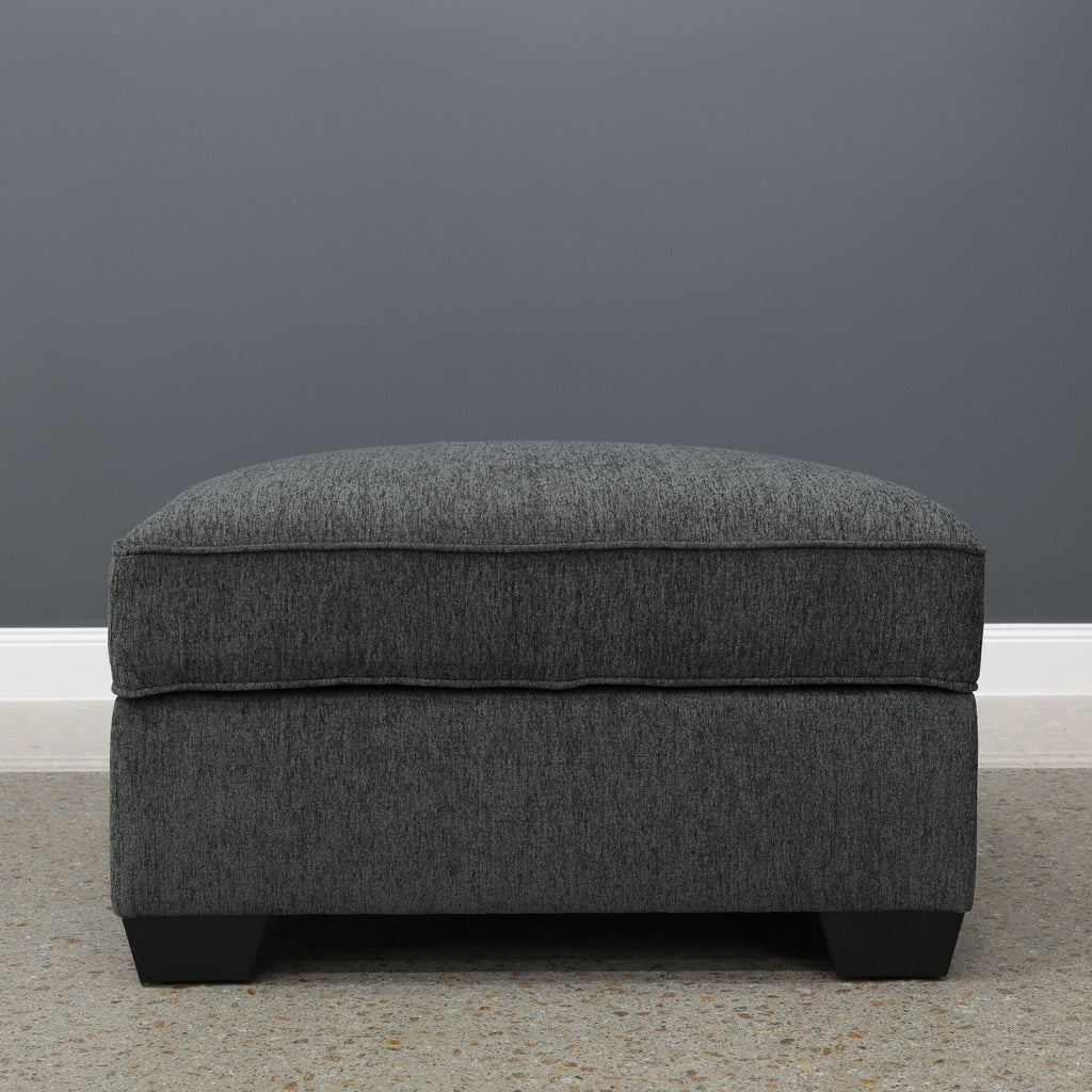 Norwood Ottoman w/ Storage - Dark Grey
