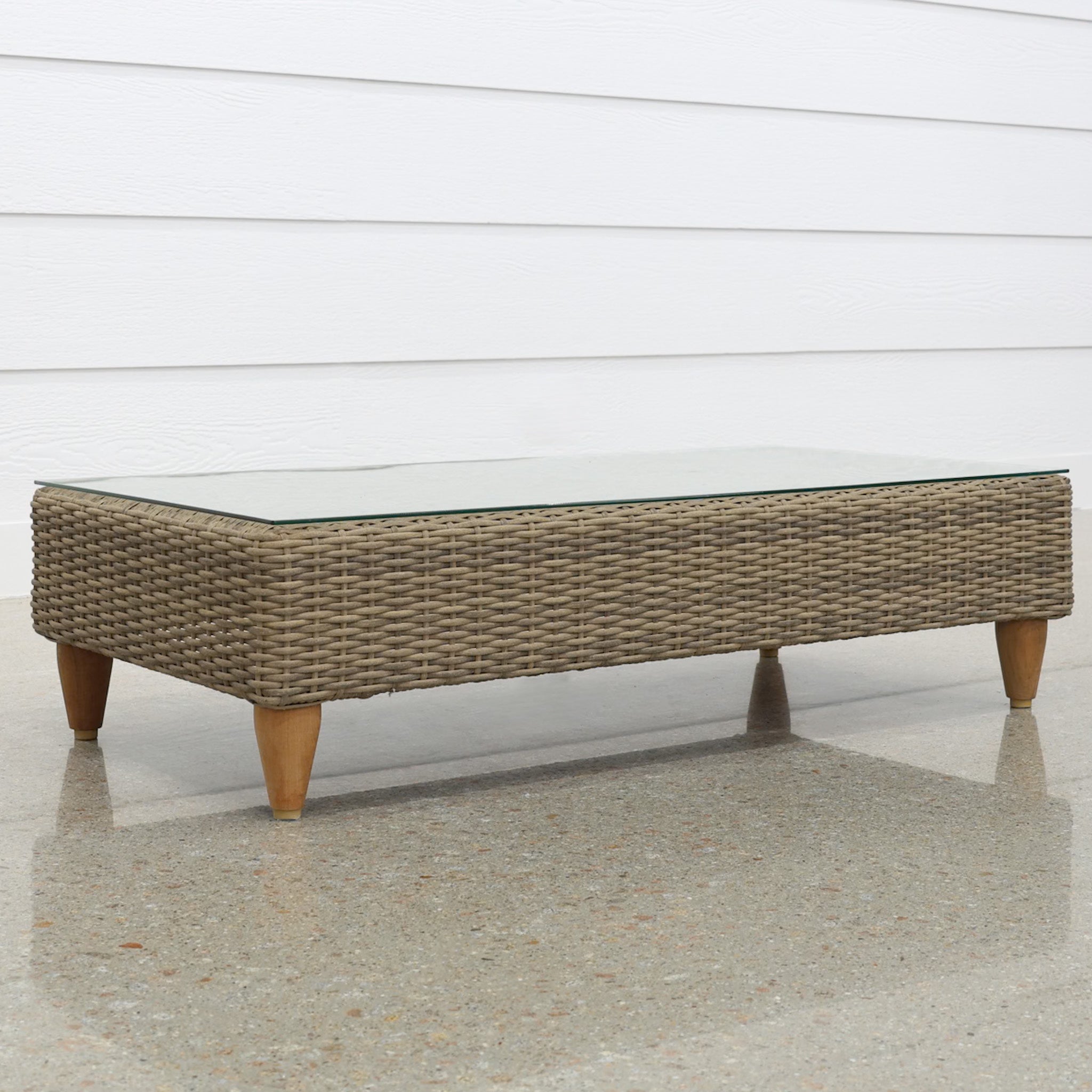 Portsea Outdoor Coffee Table - Brushed Wheat