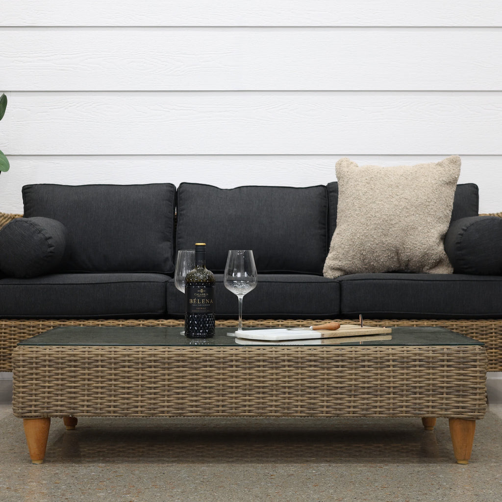 Portsea Outdoor Coffee Table - Brushed Wheat
