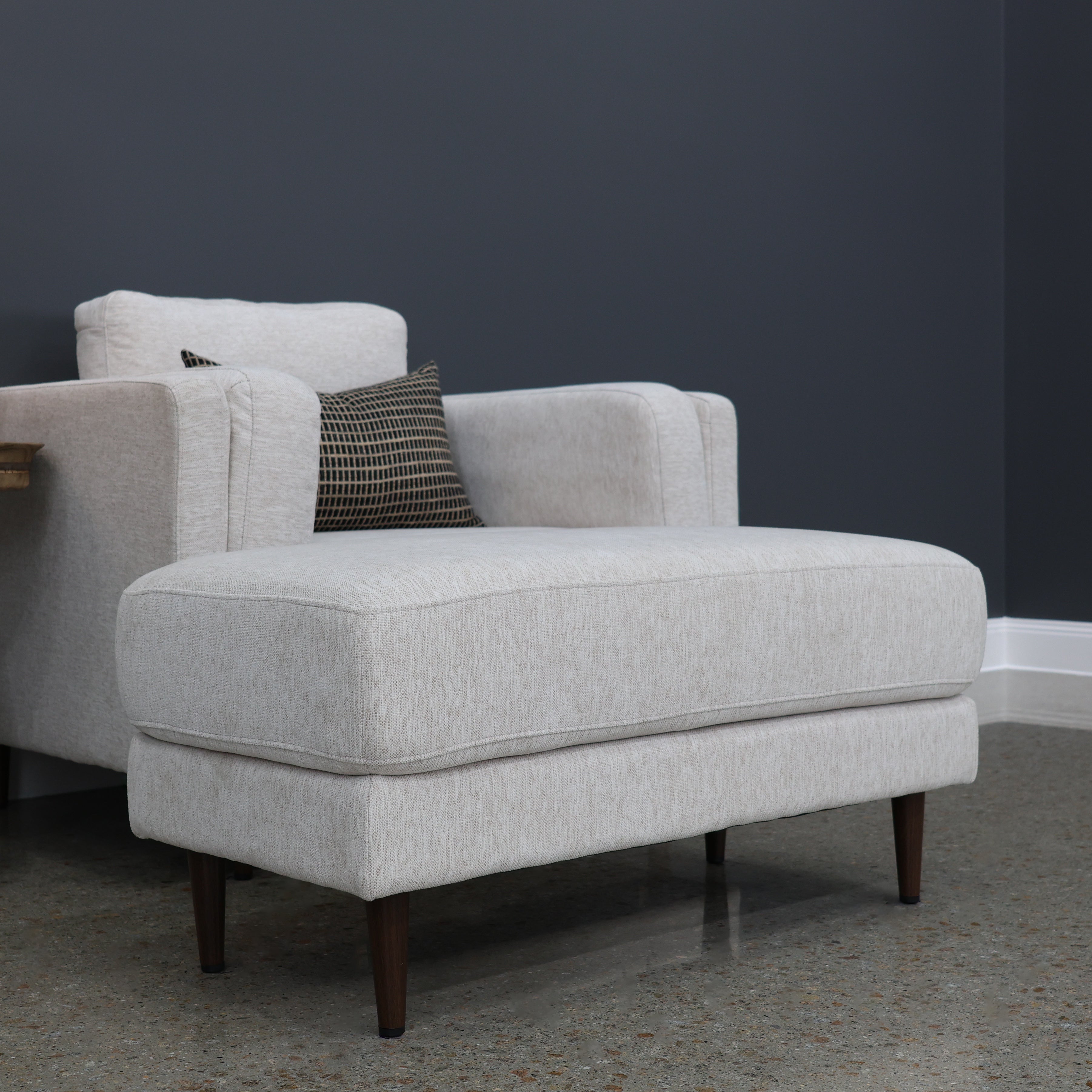 Canberra Ottoman - Natural
