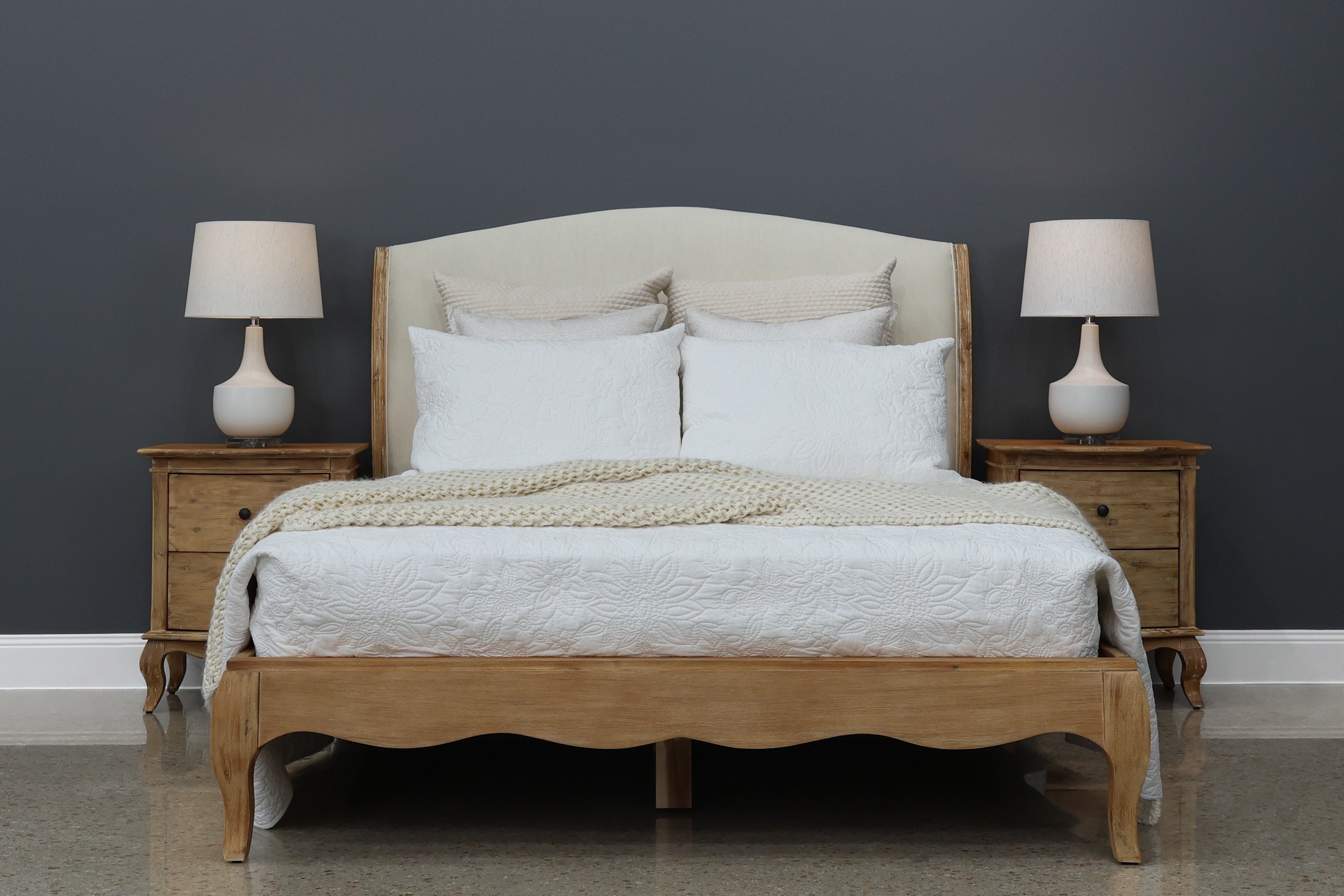French Provincial Bedside Table