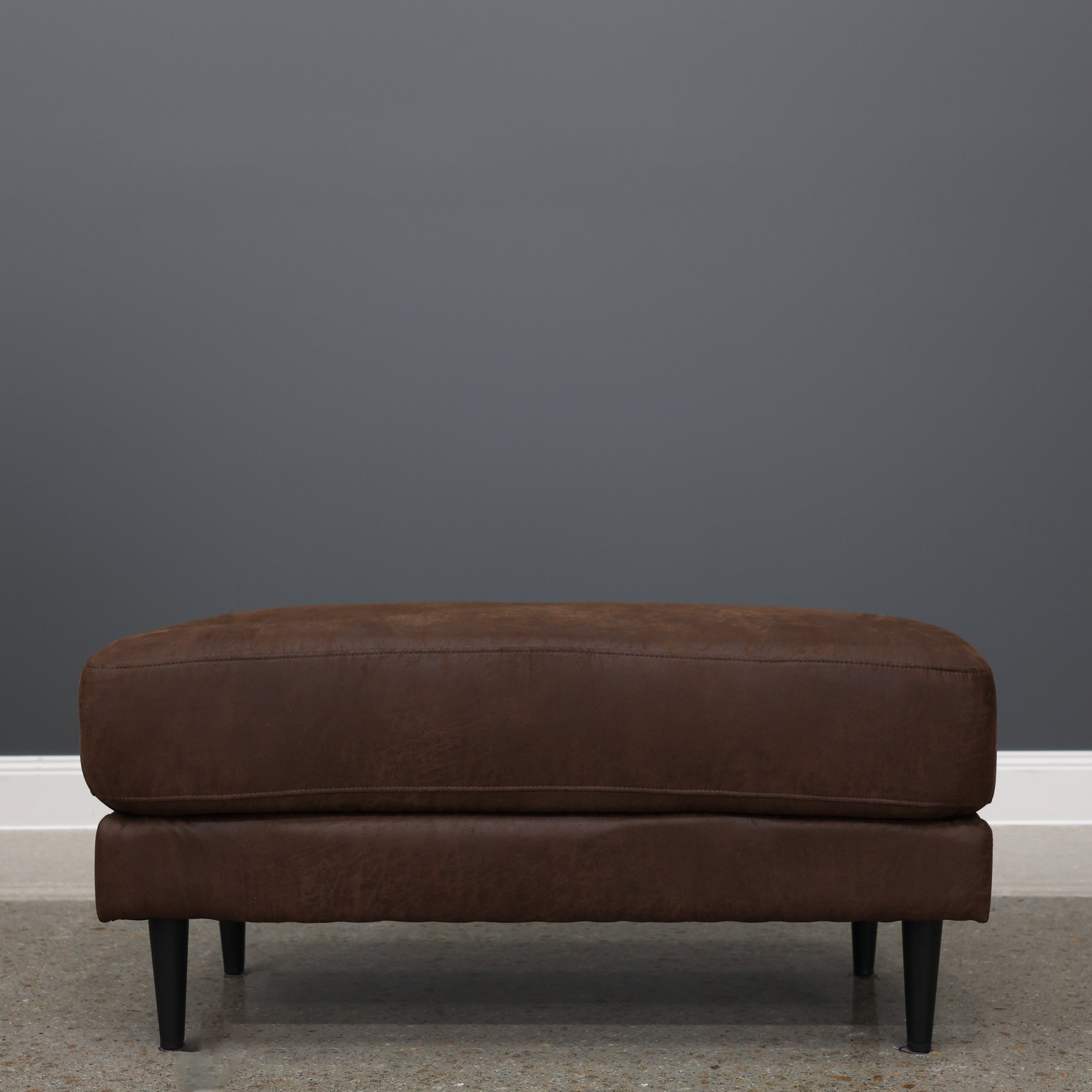 Canberra Ottoman - Highland Chestnut
