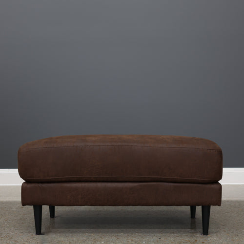 Canberra Ottoman - Highland Chestnut