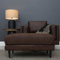 Canberra Ottoman - Highland Chestnut