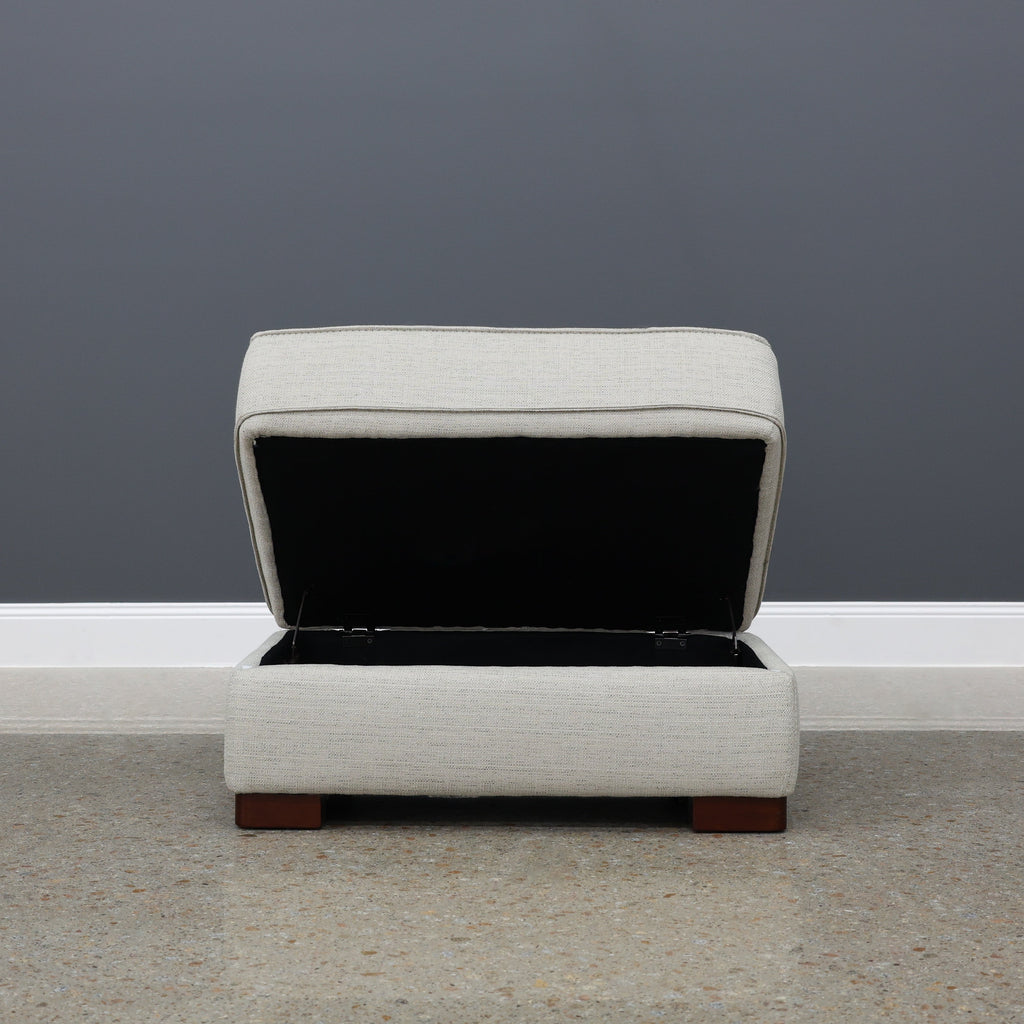 Rostrevor Ottoman With Storage - Natural