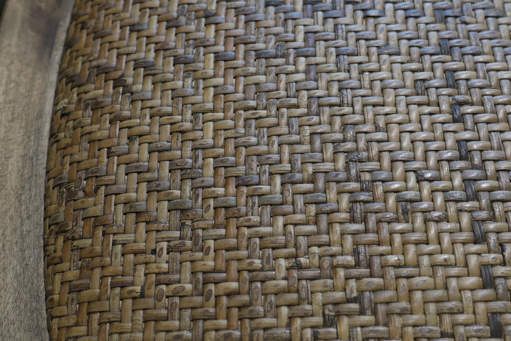Cross Chair w/ Rattan Seat - Natural