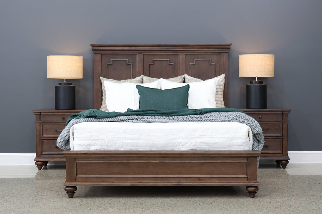 Melton Bedside - Dark Auburn