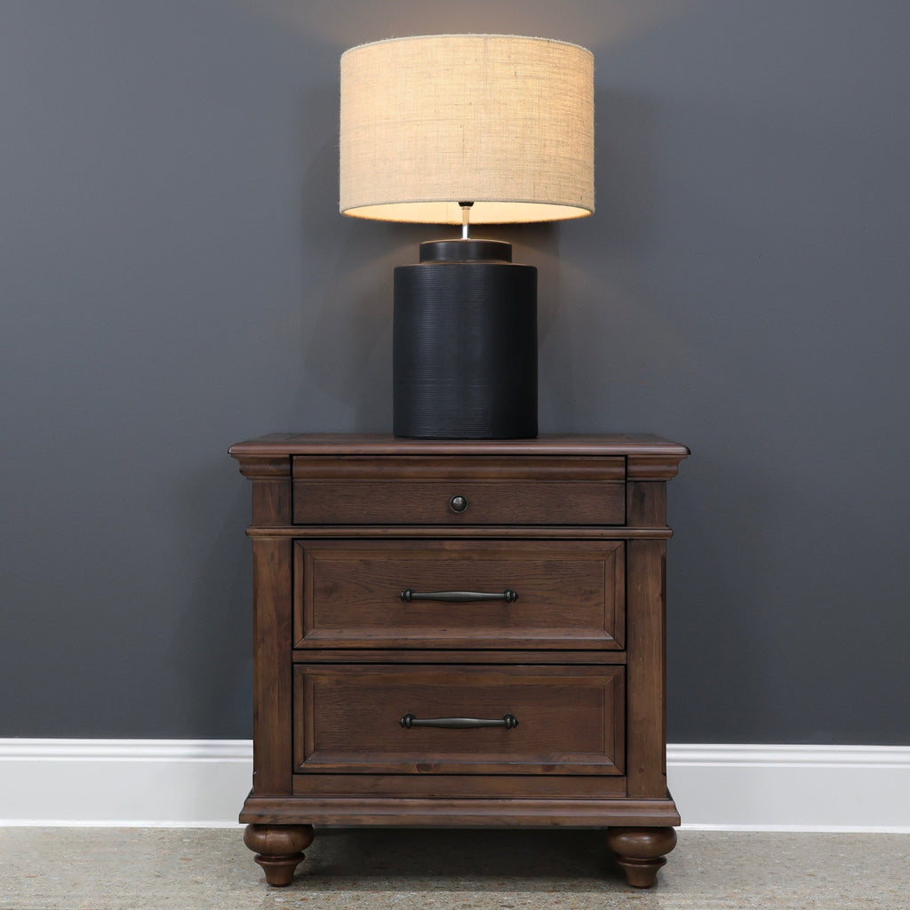 Melton Bedside - Dark Auburn