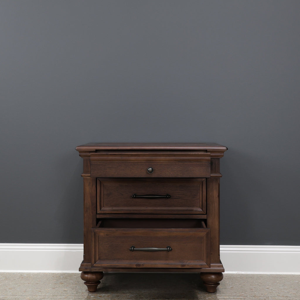 Melton Bedside - Dark Auburn